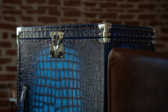 Bosphorus Watch Winder Trunk - CP Patina Blue