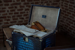 Bosphorus Watch Winder Trunk - CP Patina Blue
