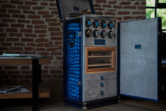 Bosphorus Watch Winder Trunk - CP Patina Blue