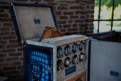Bosphorus Watch Winder Trunk - CP Patina Blue