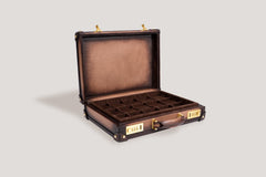 Watch Collector Case Combination Lock - Master Edition Patina Java