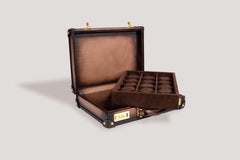 Watch Collector Case Combination Lock - Master Edition Patina Java