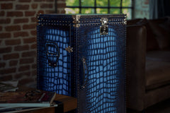 Bosphorus Watch Winder Trunk - CP Patina Blue