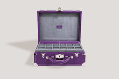 Watch Trunk Saffiano Purple for 30 Watches