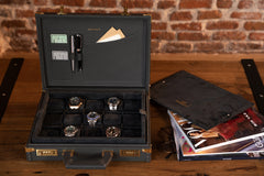 Artos Watch Case - Master Edition Togo Dark Grey