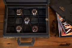 Artos Watch Case - Master Edition Togo Dark Grey