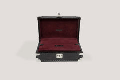 Petra Watch Case for Eight Watches Alligator Dark Brown