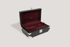Petra Watch Case for Eight Watches Alligator Dark Brown