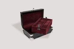 Petra Watch Case for Eight Watches Alligator Dark Brown