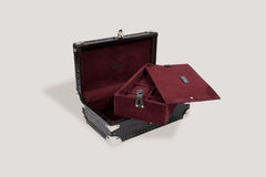 Petra Watch Case for Eight Watches Alligator Dark Brown