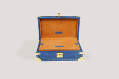 Petra Watch Case for Eight Watches Alligator Blue