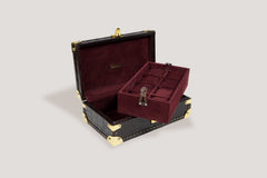 Petra Watch Case for Eight Watches Alligator Dark Brown