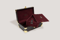 Petra Watch Case for Eight Watches Alligator Brown