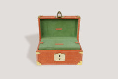 Petra Watch Case for Eight Watches Alligator Orange