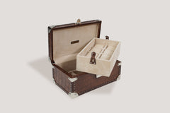 Petra Watch Case for Eight Watches Alligator Brown