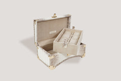 Petra Watch Case Oval Shape for Eight Watches Himalayan Crocodile