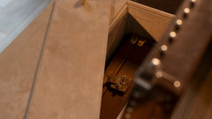 Bosphorus Watch Winder Trunk - Patina Honey Brown