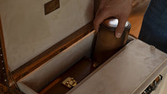 Bosphorus Watch Winder Trunk - Patina Honey Brown