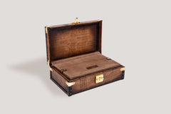 Petra Watch Case - Parchment Patina Light Tan