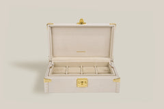 Petra Watch Case - Togo Light Cream