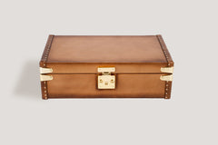 Petra Watch Case - Patina Camel