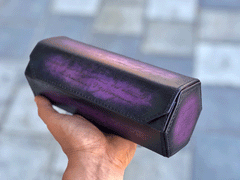 Hexagon Watch Case Scripto Patina Purple