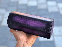 Hexagon Watch Case Scripto Patina Purple