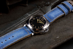 Bosphorus Watch Strap - Patina Canvas Light Blue