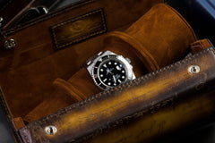 Hexagon Watch Case Scripto Patina Light Tan (2559958646869)