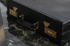 Watch Collector Case Combination Lock - Saffiano Black