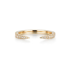 CRM Unclosed Glam Diamond Ring