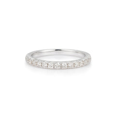 CRM Radiant Reflections Half Eternity Ring