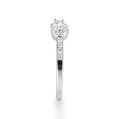 CRM Fancy Tailed Diamond Ring