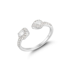 CRM Fancy Tailed Diamond Ring