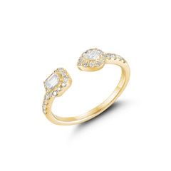 CRM Fancy Tailed Diamond Ring