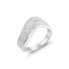 CRM Luxe Wave Diamond Ring