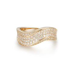 CRM Luxe Wave Diamond Ring