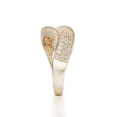 CRM Luxe Wave Diamond Ring