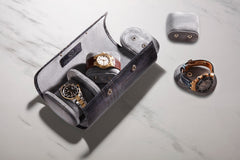 Galata Parchment Patina Grey Watch Roll