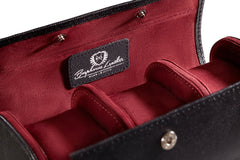 Galata Saffiano Black Watch Roll