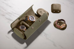 Galata Togo Khaki Green Watch Roll