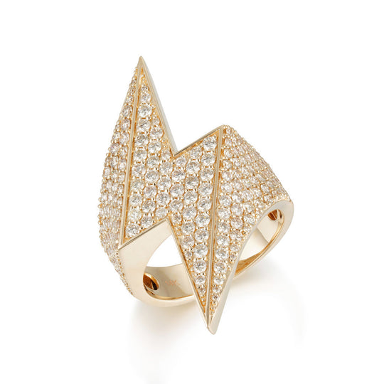 CRM Thunderbolt Diamond Ring