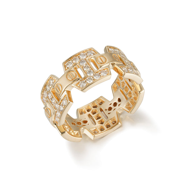 CRM Gold Men's Ring MR0068