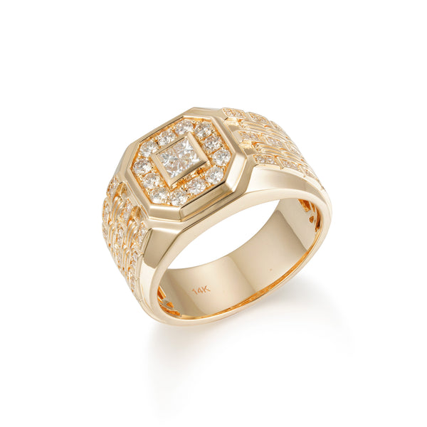 CRM Gold Men's Ring MR0069