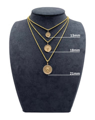 CRM Jewelers Size Reference for Round Pendants
