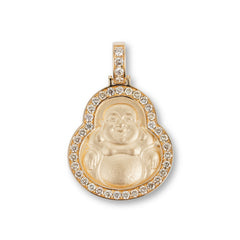 CRM Golden Buddha Diamond Pendant