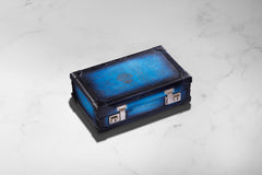 Petra Watch Case - Parchment Blue