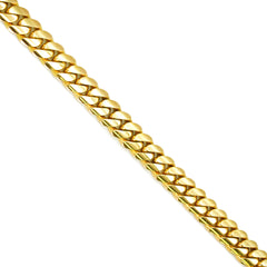 18K Yellow Gold Cuban Link Chains