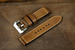 Bosphorus Watch Strap - Saffiano Coffee