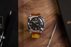 Watch Strap - Ostrich Patina Canary